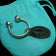 Sterling Silver Tiffany & Co Horseshoe Key Ring with Tiffany Tag