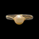 10K Yellow Gold Minimalist Pearl Ring Size 5 3/4