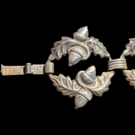 Sterling Silver Oak Leaf & Acorn Branch Link Bracelet