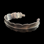 Sterling Silver Feather Cuff Bracelet