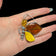 Sterling Silver Multi & Baltic Amber Butterfly Brooch