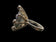 Liquid Bead Sterling Silver & Tourmalated Quartz Statement Modernist Ring Size 6.5