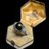 14K White Gold Diamond & Tahitian Black Pearl Ring Size 5 3/4
