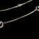 Sterling Silver Cube Link Chain Necklace with Silver Spheres