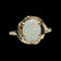 10K Yellow Gold Claw Set Oval Opal Ring Size 7 3/4