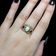 10K Yellow Gold, Opal and Pink Tanzanite Ring Size 6