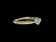 10K Yellow & White Gold Channel Set Double Diamond Bypass Ring Size 5