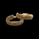 10K Yellow Gold Etched Hoop Earrings