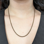 Vintage 9K 9CT .375 Gold Rope Chain Necklace 20"