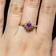 Birks 14K Yellow Gold Ruby and Diamond Ring Size 6.5
