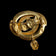Antique 9K Gold & Citrine Victorian Era Love Knot Brooch