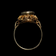 Vintage 14K Yellow Gold Smokey Quartz Ring Size 7