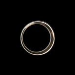 14K White Gold Channel Set Diamond Band Size 7 1/4