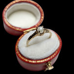 Art Deco 10K Yellow Gold Claw Set Pearl Ring Size 5.5 A&A Jewellers Toronto