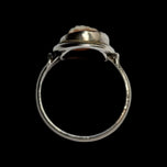 Vintage Sterling Silver Detailed Cameo Ring Size 6 3/4
