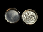 Vintage Hans Jensen Denmark Silver Plated Repoussé Pill/Snuff Box