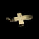 14K Yellow Gold Cross Pendant Matte & Polished Finish - Chunky!