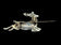 Vintage Sterling Silver Leaping Stag / Jumping Deer Brooch