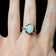 10K Yellow Gold Claw Set Oval Opal Ring Size 7 3/4