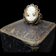 Vintage 9K Yellow Gold Left Facing Cameo Portrait Ring Size 6