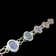 Lapis Lazuli Chain Bracelet set in Sterling Silver