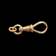 14K Yellow Gold Albert Chain Dog Clip Connector
