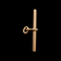 Antique 9K Gold T-Bar for Watch Chain