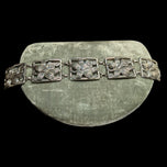 Sterling Silver Danecraft Daffodil Panel Bracelet