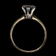 14K Yellow Gold 1.15 CT Brilliant Cut Natural Solitaire Diamond Engagement Ring Size 7