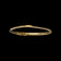 10K Yellow Gold Bangle Bracelet with Rope Border 2.7mm