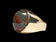 10K Yellow & Gold Moss Agate Cabochon Ring Size 5.5