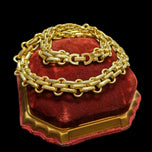 1980's Gold Tone Christian Dior Chain Link Necklace