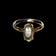 10K Yellow Gold Oval Cut Lime Green Spinel Ring Size 5 3/4
