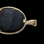 10K Yellow Gold Onyx & Diamond Lion / Leo Astrology / Zodiac Pendant