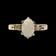 14K Yellow Gold Birks Opal & Diamond Ring Size 4.5
