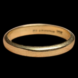 10K Yellow Gold Vintage Gladstone Simple Wedding Band Ring Size 4 3/4