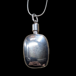 Sterling Silver Perfume Bottle Necklace Pendant