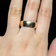 10K Yellow Gold Simple 6.35mm Band Ring Size 8.25