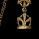 Antique Victorian Gold Filled Panel Link Watch Fob Vest Chain / Chatelaine Fob
