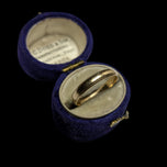 10K Yellow Gold Beveled Band Ring Size 6