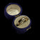 10K Yellow Gold Beveled Band Ring Size 6