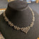 Sterling Silver Peruzzi Florence Italy Collar Style Ornate Necklace