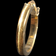 10K Yellow Gold Hoop Earrings Italy