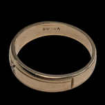 10K Yellow Gold and Diamond Etched Estate Ring / Band Size 5 3/4