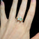 14K Yellow Gold Cultured Pearl & Emerald Cluster Ring Size 7.5