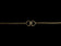 10K Yellow Gold Chain Link Bracelet with Hearts & Diamond