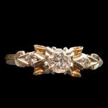 Vintage / Antique 14-18K Gold Diamond Ring Size 5.25