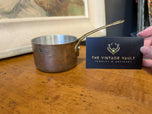 3" Copper Sauce Pot Tin Lined
