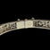 18K White Gold & Diamond Filigree Art Deco Bangle Bracelet