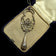 Mimi Shulman Tokens of Gilt Art Nouveau Chandelier / Lavalier Necklace Gilt Silver OOAK